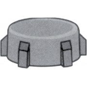 1 1/2" Thread to 1 1/2" Nylon Hose Savers - Cap